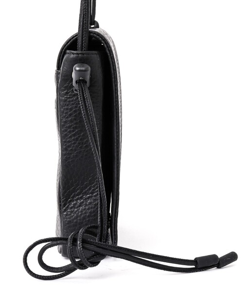 waku（ワク）の「【waku/ワク】レザーフラップショルダー WK-0003（ショルダーバッグ・メンズ・ブラック・FREE）」の3枚目の写真