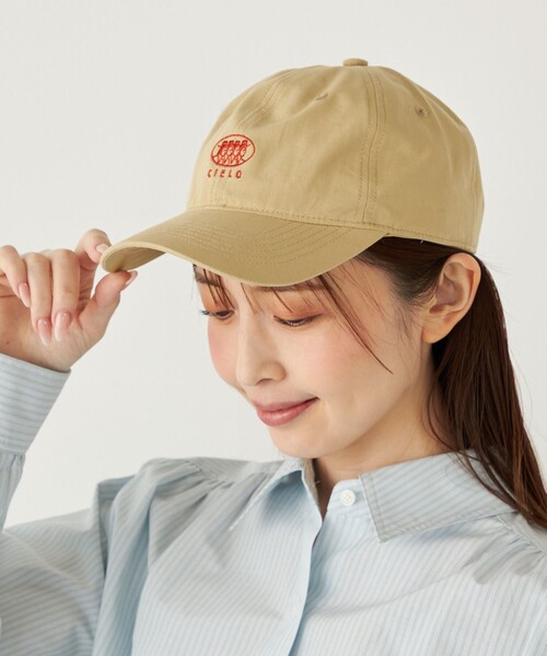 sea キャップ新品ベージュ odds:〈手洗い可能〉ステッチ キャップ（キャップ）｜SHIPS
