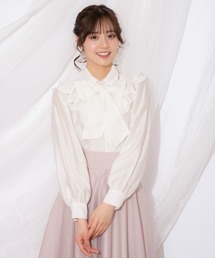 WILLSELECTION（ウィルセレクション）の「ギャザーフリルボウタイブラウス（シャツ/ブラウス）」