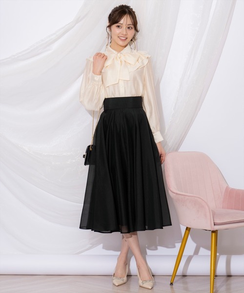 WILLSELECTION（ウィルセレクション）の「ギャザーフリルボウタイブラウス（シャツ/ブラウス・レディース・ピンク/オフホワイト/アイボリー・FREE）」の15枚目の写真