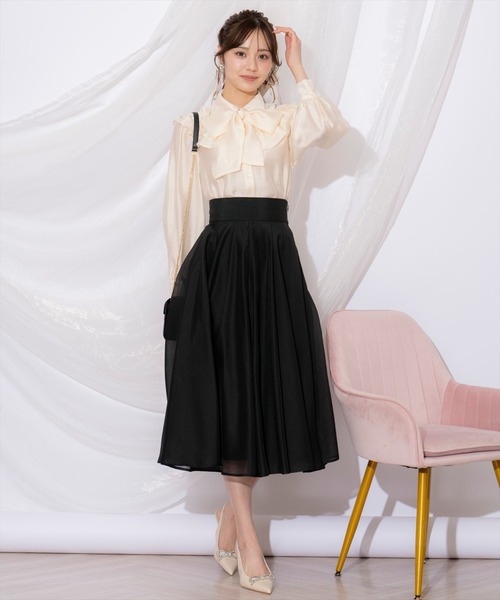WILLSELECTION(ウィルセレクション)の「ギャザーフリルボウタイブラウス(シャツ/ブラウス・レディース・ピンク/オフホワイト/アイボリー・FREE)」の22枚目の写真
