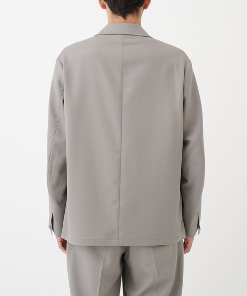 STUDIOUS（ステュディオス）の「NO SEASON WASHABLEWOOL JACKET（テーラードジャケット・メンズ・ブラック/グレイッシュベージュ・1/2）」の12枚目の写真
