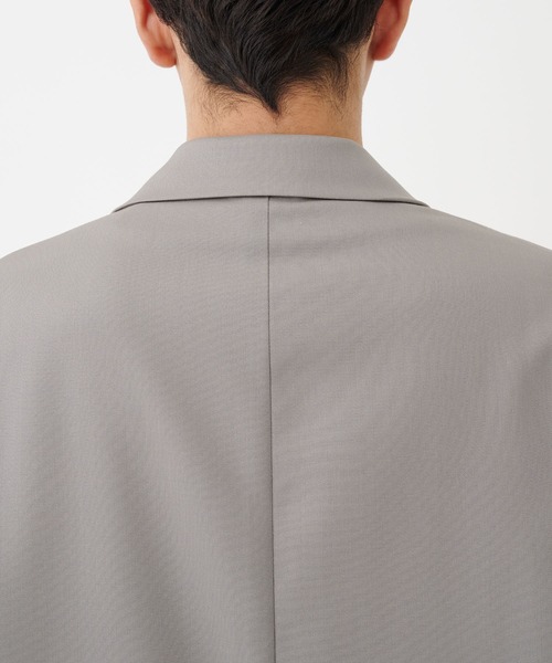 STUDIOUS（ステュディオス）の「NO SEASON WASHABLEWOOL JACKET（テーラードジャケット・メンズ・ブラック/グレイッシュベージュ・1/2）」の14枚目の写真