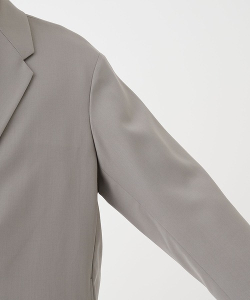 STUDIOUS（ステュディオス）の「NO SEASON WASHABLEWOOL JACKET（テーラードジャケット・メンズ・ブラック/グレイッシュベージュ・1/2）」の15枚目の写真