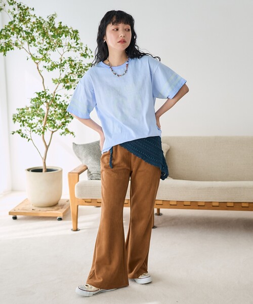 FREAK'S STORE(フリークスストア)の「フットボール 加工Tシャツ(Tシャツ/カットソー・レディース・ピンク/ブルー・フリ-)」の13枚目の写真