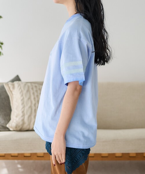 FREAK'S STORE(フリークスストア)の「フットボール 加工Tシャツ(Tシャツ/カットソー・レディース・ピンク/ブルー・フリ-)」の20枚目の写真