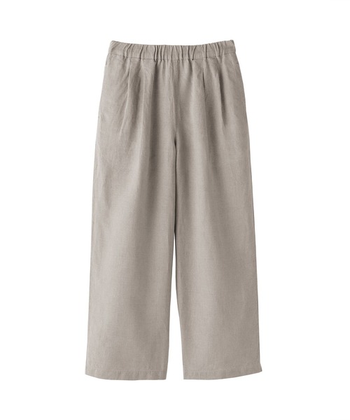 無印良品(ムジルシリョウヒン)の「婦人 リネン 洗いざらしイージーワイドパンツ(その他パンツ・レディース・キナリ/ブラック/ダークオレンジ/チャコールグレー・XL/L/M/S/XS)」の11枚目の写真