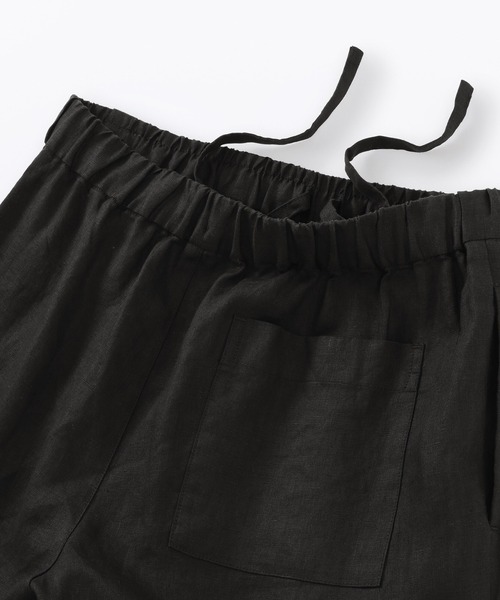 無印良品(ムジルシリョウヒン)の「婦人 リネン 洗いざらしイージーワイドパンツ(その他パンツ・レディース・キナリ/ブラック/ダークオレンジ/チャコールグレー・XL/L/M/S/XS)」の18枚目の写真