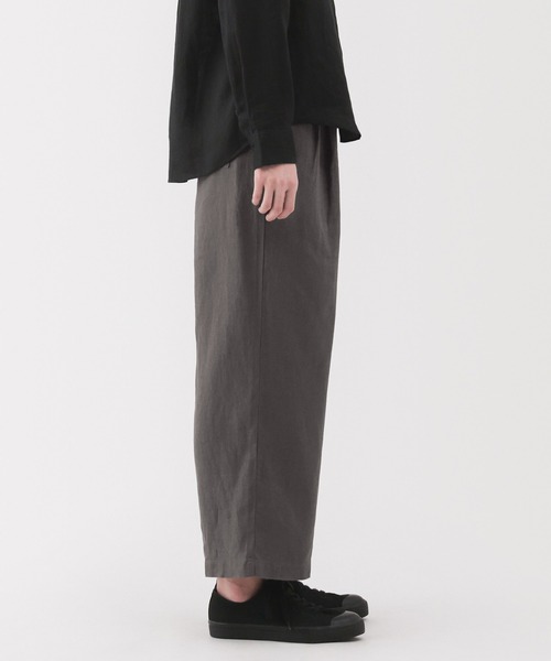 無印良品(ムジルシリョウヒン)の「婦人 リネン 洗いざらしイージーワイドパンツ(その他パンツ・レディース・キナリ/ブラック/ダークオレンジ/チャコールグレー・XL/L/M/S/XS)」の22枚目の写真