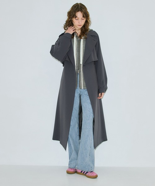 セール】シックオーバーラップコート（トレンチコート）｜PUBLIC TOKYO