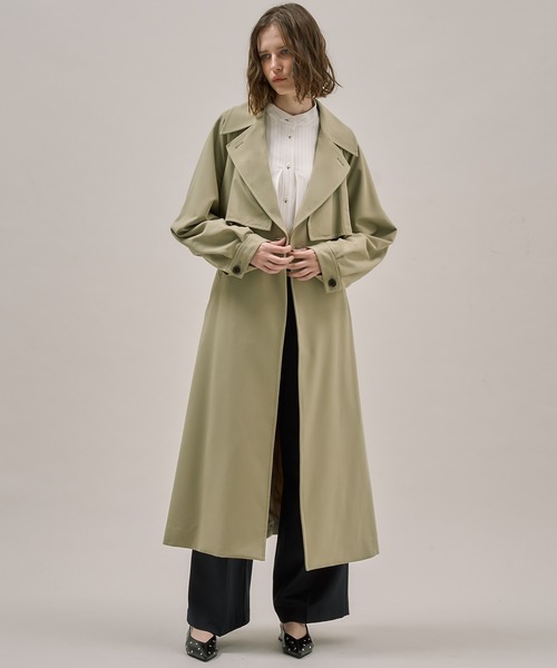 パブリックトウキョウ シックオーバーラップコート セール】シックオーバーラップコート（トレンチコート）｜PUBLIC TOKYO