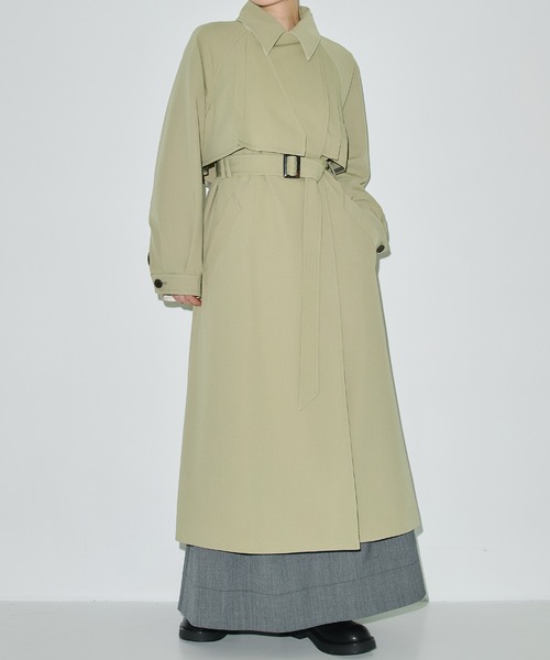 パブリックトウキョウ シックオーバーラップコート シックオーバーラップコート（トレンチコート）｜PUBLIC TOKYO
