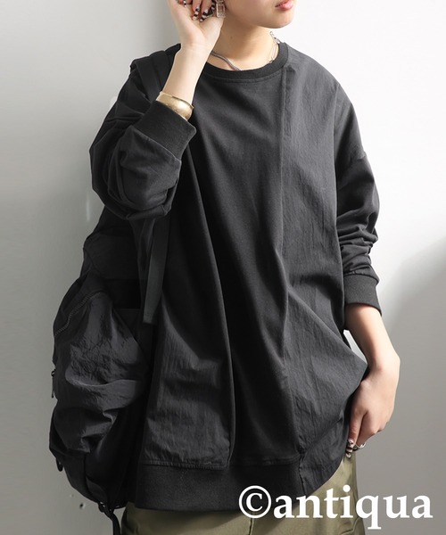 ドッキングカットソー最終値下げ ドッキングトップス（Tシャツ/カットソー）｜antiqua（アンティカ）の