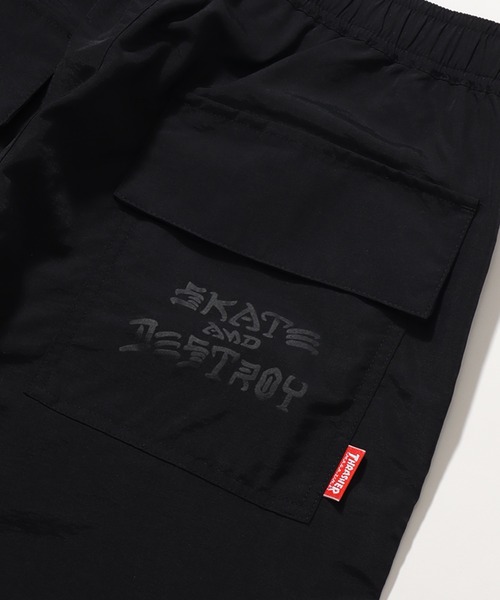 THRASHER（スラッシャー）の「【THRASHER/スラッシャー】ナイロンタスラン パイピングパンツ（その他パンツ・メンズ・ブラック/ホワイト・M/L/LL）」の8枚目の写真