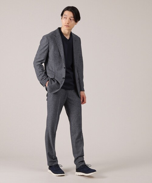 TAKEO KIKUCHI（タケオキクチ）の「ニットアッパーシューズ（ドレスシューズ・メンズ・ブラック/ネイビー/ダークブラウン・50/60/70）」の16枚目の写真