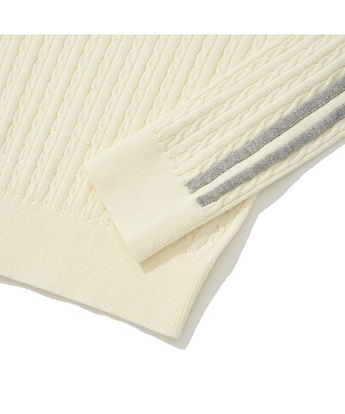 ニット セーター KIRSH PLAIN LINE POINT CABLE KNIT キルシー プレイン ラインポイント ケーブルニット レディース KIRSH PLAIN LINE POINT CABLE KNIT キルシー プレイン ライン