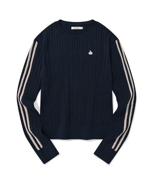 ニット セーター KIRSH PLAIN LINE POINT CABLE KNIT キルシー プレイン ラインポイント ケーブルニット レディース KIRSH PLAIN LINE POINT CABLE KNIT キルシー プレイン ライン