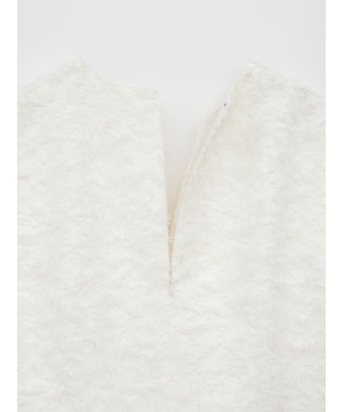 HER. カットジャカードペプラムブラウス HER.(ハー)｜カットジャカードペプラムブラウス/ブラック の通販