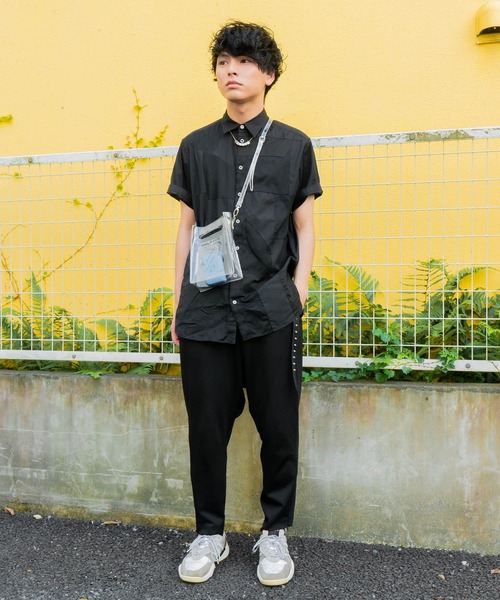ADAM PATEK（アダムパテック）の「【RS】【ADAM PATEK/ アダムパテック 【 CONEY 】CLEAR mini pouch shoulder（ショルダーバッグ・メンズ・ブラック・ONESIZE）」の12枚目の写真