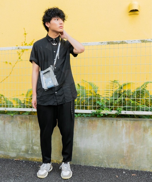 ADAM PATEK（アダムパテック）の「【RS】【ADAM PATEK/ アダムパテック 【 CONEY 】CLEAR mini pouch shoulder（ショルダーバッグ・メンズ・ブラック・ONESIZE）」の13枚目の写真