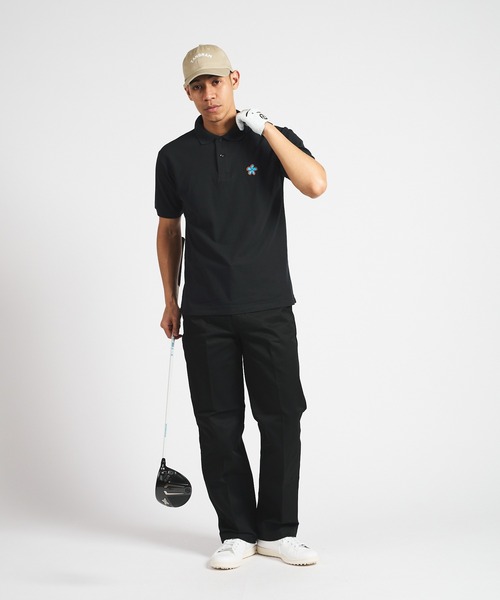 TANGRAM(タングラム)の「ZOZOTOWN 限定 TGM FLOWER ICON POLO SHIRTS(ポロシャツ・メンズ・ホワイト/ネイビー/ブラック・S/M/L/XL)」の10枚目の写真