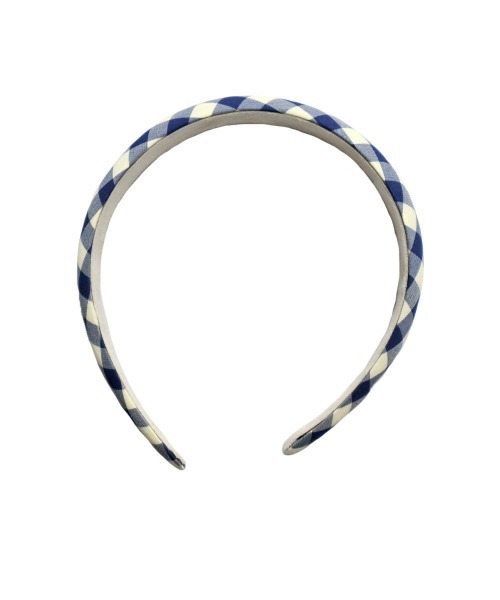 an another angelus（アンアナザーアンジェラス）の「レトロギンガムカチューシャ（カチューシャ・レディース・ホワイト×ブルー/ピンク/ホワイト×グリーン・FREE）」の6枚目の写真