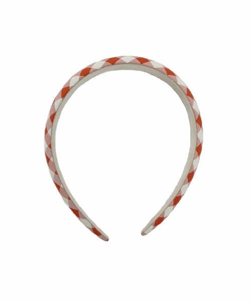 an another angelus（アンアナザーアンジェラス）の「レトロギンガムカチューシャ（カチューシャ・レディース・ホワイト×ブルー/ピンク/ホワイト×グリーン・FREE）」の22枚目の写真