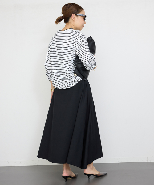 Deuxieme Classe(ドゥーズィエムクラス)の「Thrilling Stripe Tシャツ(Tシャツ/カットソー・レディース・ホワイト/ホワイト×ホワイト・FREE)」の16枚目の写真