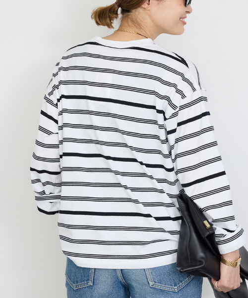 Deuxieme Classe Thrilling Stripe Tシャツ Thrilling Stripe Tシャツ（Tシャツ/カットソー）｜Deuxieme