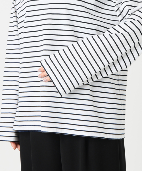 Thrilling Stripe Tシャツ（Tシャツ/カットソー）｜Deuxieme