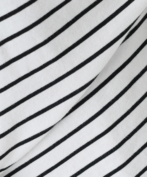 Thrilling Stripe Tシャツ（Tシャツ/カットソー）｜Deuxieme