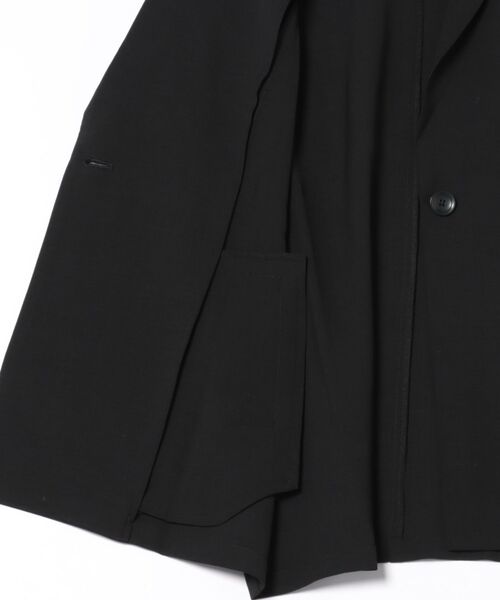 Emma Taylor（エマテイラー）の「リネンライクシアースリーブレスジャケット（テーラードジャケット・レディース・ブラック/ベージュ・FREE）」の20枚目の写真