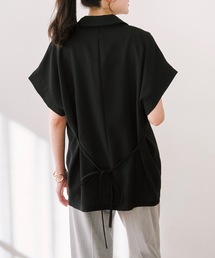 リネンライクシアースリーブレスジャケット Emma Taylor│STYLEDOOR