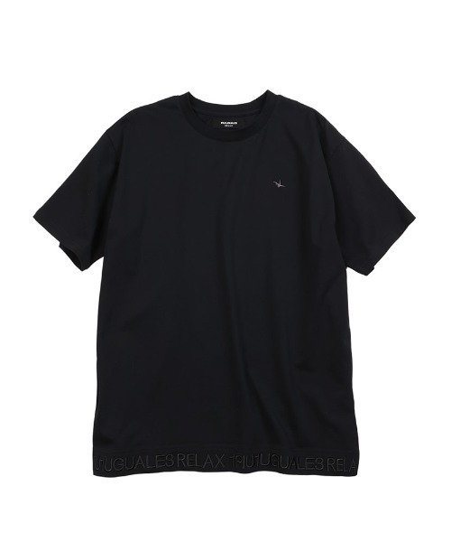 1piu1uguale3 RELAX(ウノピュウノウグァーレトレリラックス)の「1PIU1UGUALE3 RELAX (ウノ ピュ ウノ ウグァーレ トレ リラックス) 別注 裾&バックロゴ クルーネック 半袖 Tシャツ 1PRUST25119SZ(Tシャツ/カットソー・メンズ・ホワイト/ブラック・S/M/L/LL/2XL)」の15枚目の写真