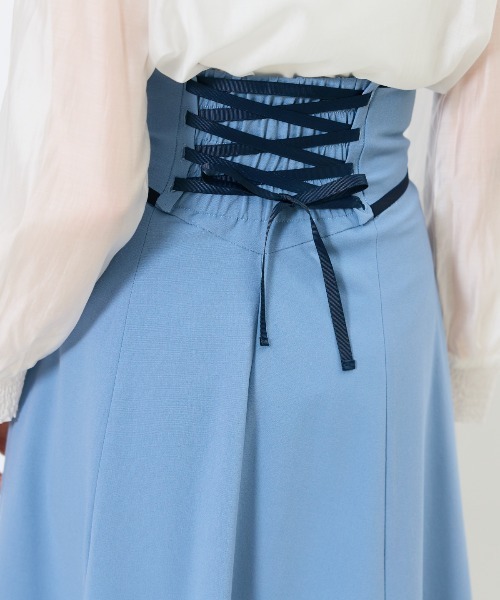 新品　And Couture バックレースアップセンタージップスカート 中古・古着通販】And Couture (アンドクチュール) バックレース