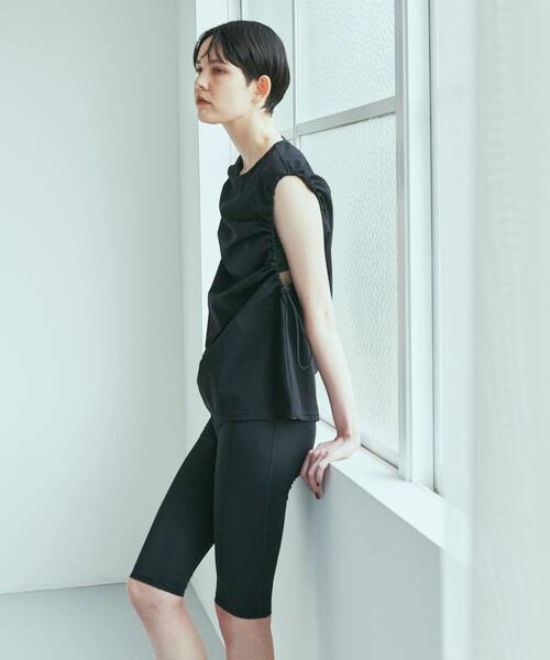 URBAN RESEARCH（アーバンリサーチ）の「『2サイズ展開』『UVカット』Swim URBAN RESEARCH　スイムドロストノースリーブ（水着・レディース・ブラウン/ブラック・SMALL/MEDIUM）」の6枚目の写真