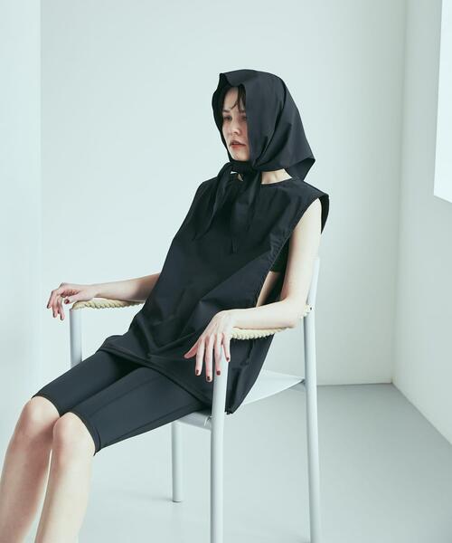 URBAN RESEARCH（アーバンリサーチ）の「『2サイズ展開』『UVカット』Swim URBAN RESEARCH　スイムドロストノースリーブ（水着・レディース・ブラウン/ブラック・SMALL/MEDIUM）」の7枚目の写真