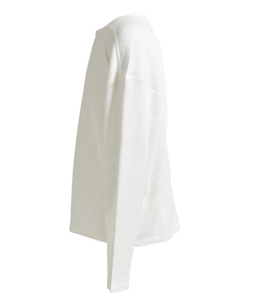 BREATH(ブレス)の「【BREATH / ブレス】NEWRICH WAFFLE LS TEE / ホワイト [BR25SS-C50(Tシャツ/カットソー・メンズ・ホワイト・M/L)」の4枚目の写真
