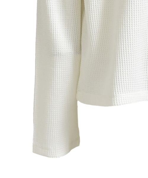 BREATH(ブレス)の「【BREATH / ブレス】NEWRICH WAFFLE LS TEE / ホワイト [BR25SS-C50(Tシャツ/カットソー・メンズ・ホワイト・M/L)」の7枚目の写真