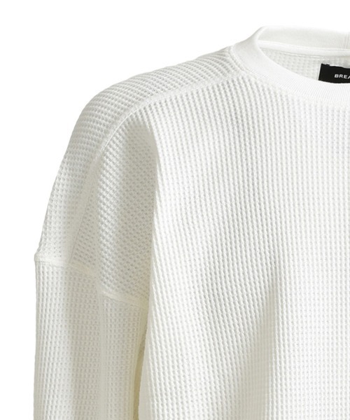BREATH(ブレス)の「【BREATH / ブレス】NEWRICH WAFFLE LS TEE / ホワイト [BR25SS-C50(Tシャツ/カットソー・メンズ・ホワイト・M/L)」の8枚目の写真