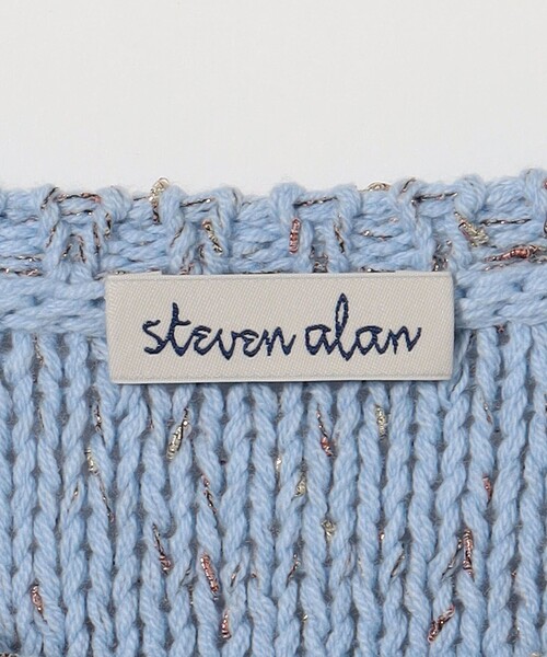 美品！定価17600円 ＜Steven Alan＞ コットン クリケットニット BEAUTY&YOUTH UNITED ARROWS｜<Steven Alan>コットン カシミヤ