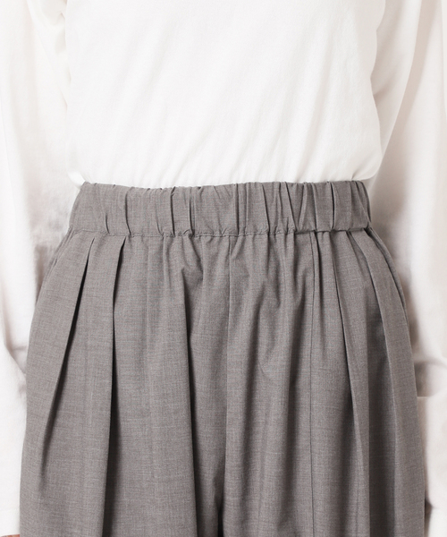 JOURNAL STANDARD relume(ジャーナルスタンダード レリューム)の「接触冷感 / 防しわ / ウォッシャブルブロードカーブイージーパンツ(その他パンツ・レディース・ベージュ/チャコールグレー・36/38)」の12枚目の写真