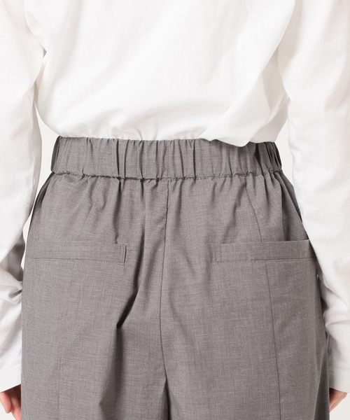 JOURNAL STANDARD relume(ジャーナルスタンダード レリューム)の「接触冷感 / 防しわ / ウォッシャブルブロードカーブイージーパンツ(その他パンツ・レディース・ベージュ/チャコールグレー・36/38)」の11枚目の写真