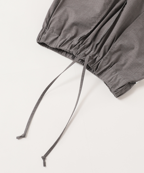 JOURNAL STANDARD relume(ジャーナルスタンダード レリューム)の「接触冷感 / 防しわ / ウォッシャブルブロードカーブイージーパンツ(その他パンツ・レディース・ベージュ/チャコールグレー・36/38)」の7枚目の写真