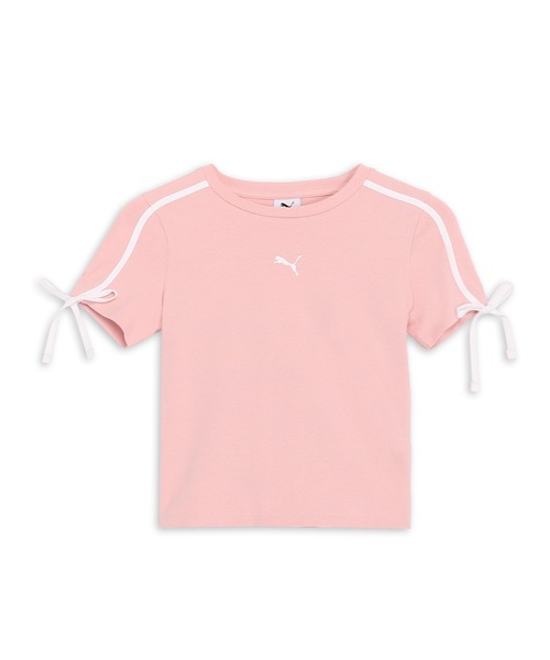 国内配送★PUMA★リボン スリム ショート Tシャツ 可愛い3色 セール】PUMA プーマ ウィメンズ T7 モダン ディライト スリム