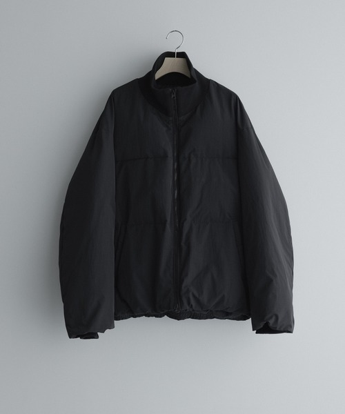 remer（リメール）の「HEAT FILL RIB NECK JACKET / ヒートフィルリブネックジャケット（ダウンジャケット/コート・メンズ・アイボリー/ブラック・LARGE/MEDIUM/SMALL/X-SMALL）」の5枚目の写真