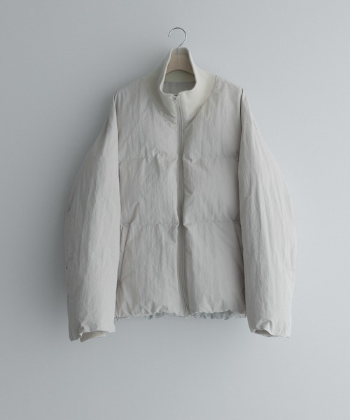 remer（リメール）の「HEAT FILL RIB NECK JACKET / ヒートフィルリブネックジャケット（ダウンジャケット/コート・メンズ・アイボリー/ブラック・LARGE/MEDIUM/SMALL/X-SMALL）」の17枚目の写真