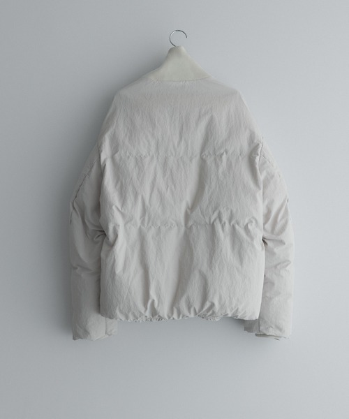 remer（リメール）の「HEAT FILL RIB NECK JACKET / ヒートフィルリブネックジャケット（ダウンジャケット/コート・メンズ・アイボリー/ブラック・LARGE/MEDIUM/SMALL/X-SMALL）」の18枚目の写真