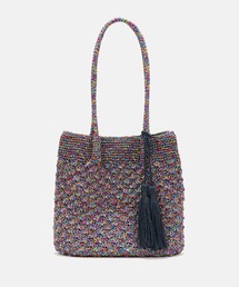 Bermosa（ベルモサ）の「ラメ糸 かごバッグ トートバッグ（かごバッグ）」