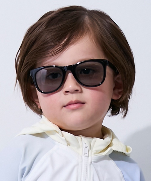 petit main（プティマイン）の「ウェリントン風ファッショングラス（サングラス・キッズ・カラフル/ブラック・F）」の2枚目の写真